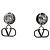 Orecchini VALENTINO Metal Silver Auth BA15474V Argento