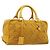 Borsa a mano LOEWE Amazona 28 Suede Yellow Gold Auth 200433V D'oro Giallo