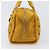 Borsa a mano LOEWE Amazona 28 Suede Yellow Gold Auth 200433V D'oro Giallo - vista 3