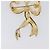 Spilla Christian Dior metallo Gold Tone Auth SW2811 - vista 11