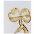 Spilla Christian Dior metallo Gold Tone Auth SW2811 - vista 9