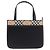 Borsa a Mano BURBERRY Nova Check Pelle Nero Argento Auth 200706V - vista 13