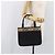 Borsa a Mano BURBERRY Nova Check Pelle Nero Argento Auth 200706V - vista 23