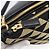 Bolsa de Mão PRADA Triangle Canvas Leather 2way Beige Black 1BC176 Auth ka6170M Preto Bege - vista 26