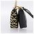 Bolsa de Mão PRADA Triangle Canvas Leather 2way Beige Black 1BC176 Auth ka6170M Preto Bege - vista 4