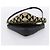 Bolsa de Mão PRADA Triangle Canvas Leather 2way Beige Black 1BC176 Auth ka6170M Preto Bege - vista 5