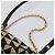 Bolsa de Mão PRADA Triangle Canvas Leather 2way Beige Black 1BC176 Auth ka6170M Preto Bege - vista 8