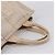 PRADA Canapa MM Hand Bag Canvas Gray Gold Auth 203427 Brown Golden - view 7
