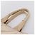 PRADA Canapa MM Hand Bag Canvas Gray Gold Auth 203427 Brown Golden - view 8