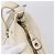 Borsa a spalla Miu Miu in pelle bianca argento Auth 202884A Bianco - vista 10