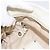Borsa a spalla Miu Miu in pelle bianca argento Auth 202884A Bianco - vista 20