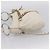 Borsa a spalla Miu Miu in pelle bianca argento Auth 202884A Bianco - vista 3