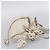 Borsa a spalla Miu Miu in pelle bianca argento Auth 202884A Bianco - vista 4