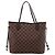 Borsa Tote LOUIS VUITTON Damier Ebene Neverfull MM N51105 LV Auth 203272SAV - vista 2