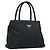 Bolsa de mão PRADA Nylon Black Auth 201421 Preto