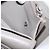 Portafoglio lungo PRADA in pelle Beige Silver Auth 203336A Argento - vista 10