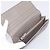 Portafoglio lungo PRADA in pelle Beige Silver Auth 203336A Argento - vista 9