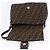 FENDI Zucca Canvas Mamma Baguette Schultertasche Braun Schwarz Auth 200470V - Ansicht 20