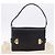 Salvatore Ferragamo Gancini Schultertasche aus Leder Schwarz Gold Auth 202991A Golden - Ansicht 12
