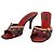 LOUIS VUITTON Monogram Cherry Mule Sandals 36 Marron LV Auth 202717 Braun Monogramm