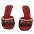 LOUIS VUITTON Monogram Cherry Mule Sandals 36 Marron LV Auth 202717 Braun Monogramm - Ansicht 2