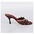 LOUIS VUITTON Monogram Cherry Mule Sandals 36 Marron LV Auth 202717 Braun Monogramm - Ansicht 4
