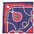 Sciarpa CARTIER in seta blu navy e rosso Auth am12567M - vista 15