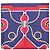 Sciarpa CARTIER in seta blu navy e rosso Auth am12567M - vista 16