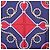 Sciarpa CARTIER in seta blu navy e rosso Auth am12567M - vista 19