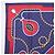 Sciarpa CARTIER in seta blu navy e rosso Auth am12567M - vista 2