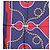 Sciarpa CARTIER in seta blu navy e rosso Auth am12567M - vista 5