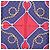 Sciarpa CARTIER in seta blu navy e rosso Auth am12567M - vista 6