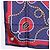 Sciarpa CARTIER in seta blu navy e rosso Auth am12567M - vista 8