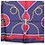 Sciarpa CARTIER in seta blu navy e rosso Auth am12567M - vista 9