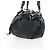Chloé Borsa a mano Chloe Paddington in pelle nera oro argento Auth 200455V Nero D'oro - vista 3