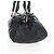 Chloé Borsa a mano Chloe Paddington in pelle nera oro argento Auth 200455V Nero D'oro - vista 4