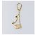 LOUIS VUITTON Porte Cles Hollywood Charm Metal Gold Tone M65382 LV Auth 202823A - vista 13