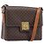 Céline Borsa a tracolla CELINE Macadam Canvas PVC Leather Brown Gold Auth mr2903 Marrone D'oro