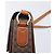 Céline Borsa a tracolla CELINE Macadam Canvas PVC Leather Brown Gold Auth mr2903 Marrone D'oro - vista 10