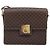 Céline Borsa a tracolla CELINE Macadam Canvas PVC Leather Brown Gold Auth mr2903 Marrone D'oro - vista 13