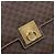 Céline Borsa a tracolla CELINE Macadam Canvas PVC Leather Brown Gold Auth mr2903 Marrone D'oro - vista 18