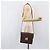 Céline Borsa a tracolla CELINE Macadam Canvas PVC Leather Brown Gold Auth mr2903 Marrone D'oro - vista 26