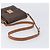 Céline Borsa a tracolla CELINE Macadam Canvas PVC Leather Brown Gold Auth mr2903 Marrone D'oro - vista 7