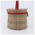Bolsa de Mão Vanity Burberrys Nova Check Canvas Bege Gold Auth 200484A Dourado - vista 4