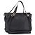 Chloé Borsa Chloe Paraty in pelle nera e oro Auth ka6106 Nero