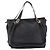 Chloé Borsa Chloe Paraty in pelle nera e oro Auth ka6106 Nero - vista 13