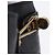 Chloé Borsa Chloe Paraty in pelle nera e oro Auth ka6106 Nero - vista 18