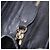 Chloé Borsa Chloe Paraty in pelle nera e oro Auth ka6106 Nero - vista 19
