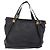 Chloé Borsa Chloe Paraty in pelle nera e oro Auth ka6106 Nero - vista 2