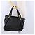 Chloé Borsa Chloe Paraty in pelle nera e oro Auth ka6106 Nero - vista 25